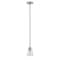 Z-Lite Bohin 1 Light Mini Pendant, Brushed Nickel And Clear Seedy 464MP-BN - alternate 7